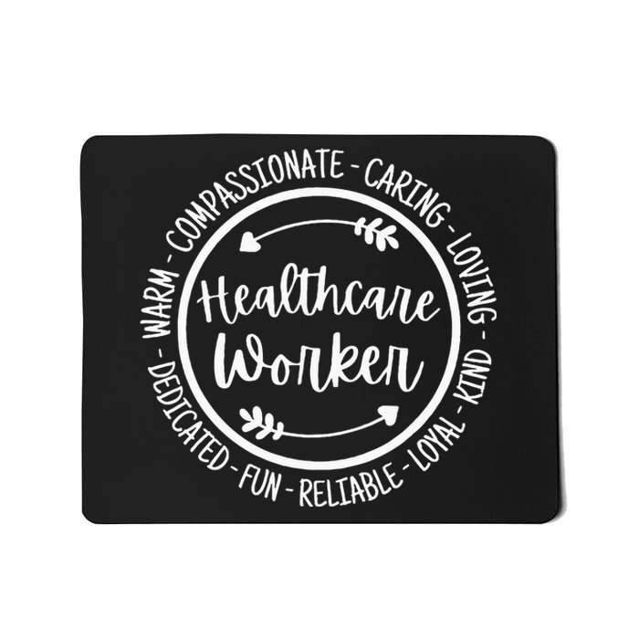 Healthcare Worker Life Essential Health Care Appreciation Mousepad