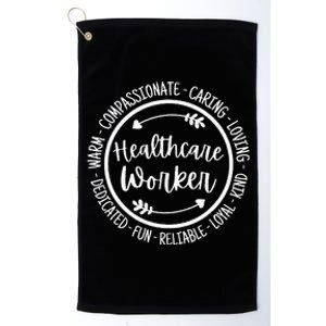 Healthcare Worker Life Essential Health Care Appreciation Platinum Collection Golf Towel