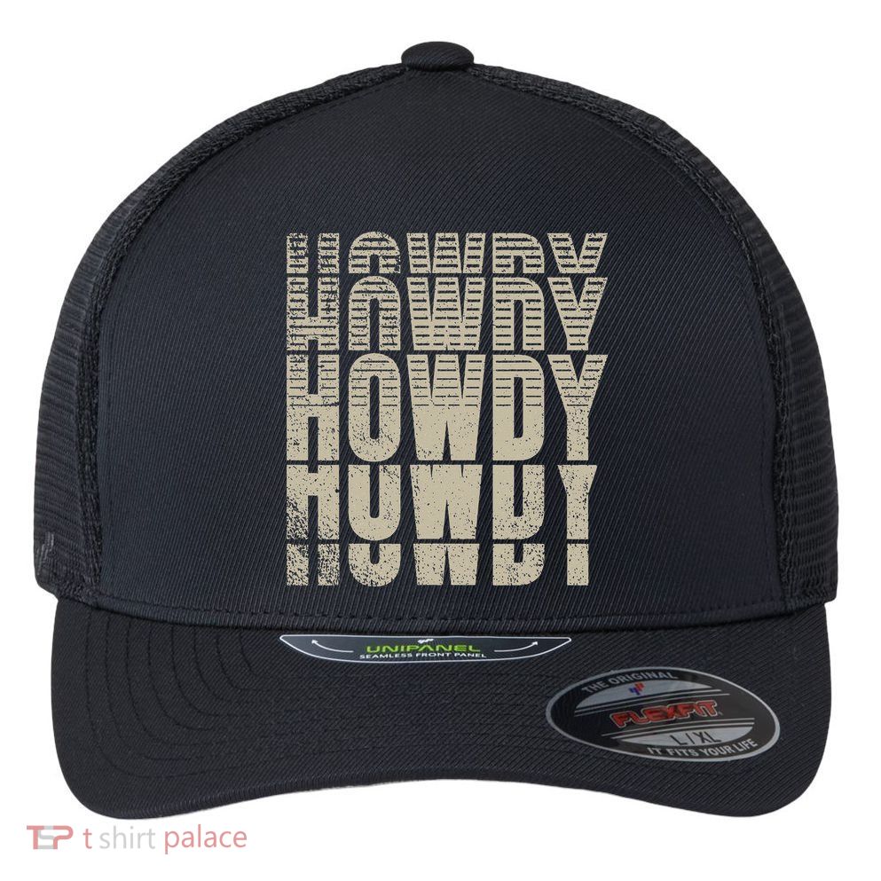 Howdy Western Life Country Gal Ranch Horse Lover Rodeo Rider Flexfit Unipanel Trucker Cap