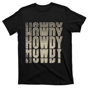 Howdy Western Life Country Gal Ranch Horse Lover Rodeo Rider T-Shirt