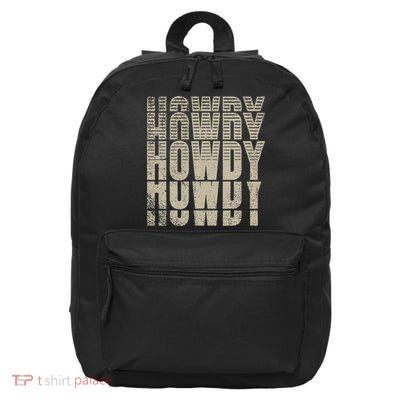 Howdy Western Life Country Gal Ranch Horse Lover Rodeo Rider 16 in Basic Backpack