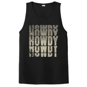 Howdy Western Life Country Gal Ranch Horse Lover Rodeo Rider PosiCharge Competitor Tank