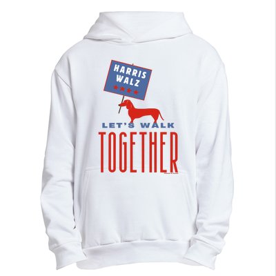 Harris Walz LetS Walk Together Urban Pullover Hoodie