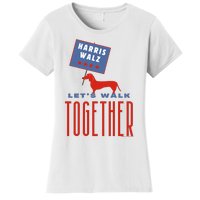 Harris Walz LetS Walk Together Women's T-Shirt