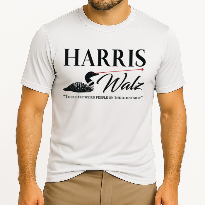 Harris Walz Laser Loon Weird Campaign Cooling Performance Crew T-Shirt