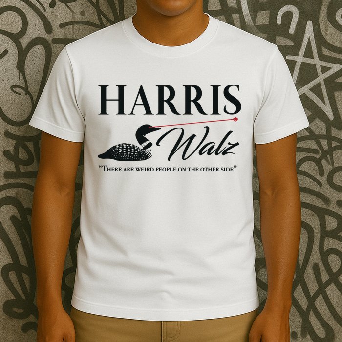 Harris Walz Laser Loon Weird Campaign T-Shirt