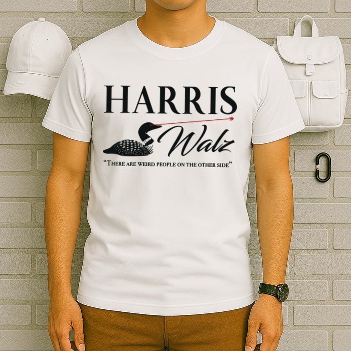 Harris Walz Laser Loon Weird Campaign T-Shirt