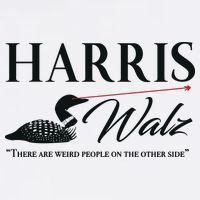 Harris Walz Laser Loon Weird Campaign T-Shirt