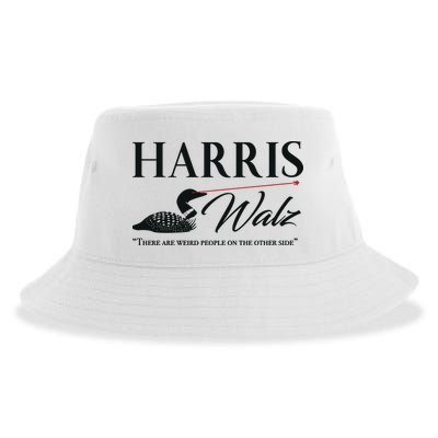 Harris Walz Laser Loon Weird Campaign Sustainable Bucket Hat