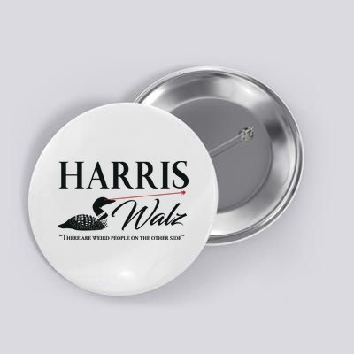 Harris Walz Laser Loon Weird Campaign Button