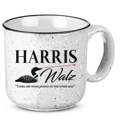 Harris Walz Laser Loon Weird Campaign 15oz Campfire Ceramic Mug