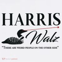 Harris Walz Laser Loon Weird Campaign Premium T-Shirt