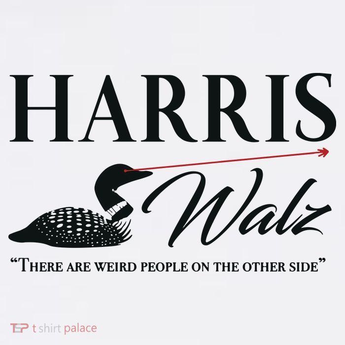 Harris Walz Laser Loon Weird Campaign Premium T-Shirt