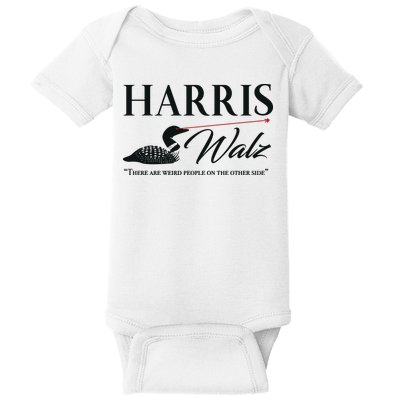 Harris Walz Laser Loon Weird Campaign Baby Bodysuit