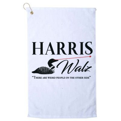 Harris Walz Laser Loon Weird Campaign Golf Towel