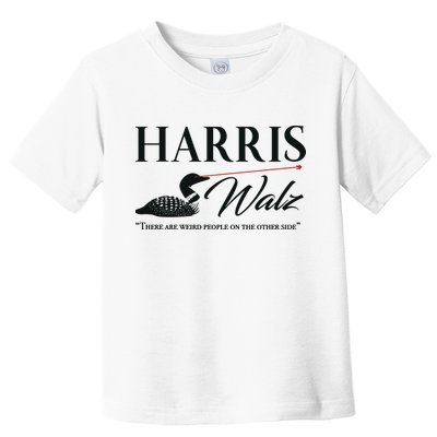 Harris Walz Laser Loon Weird Campaign Toddler T-Shirt