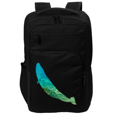 Humpback Whale Lovers Silhouette Earth Day And Ocean Week Gift Impact Tech Backpack