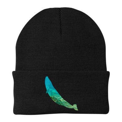 Humpback Whale Lovers Silhouette Earth Day And Ocean Week Gift Beanie