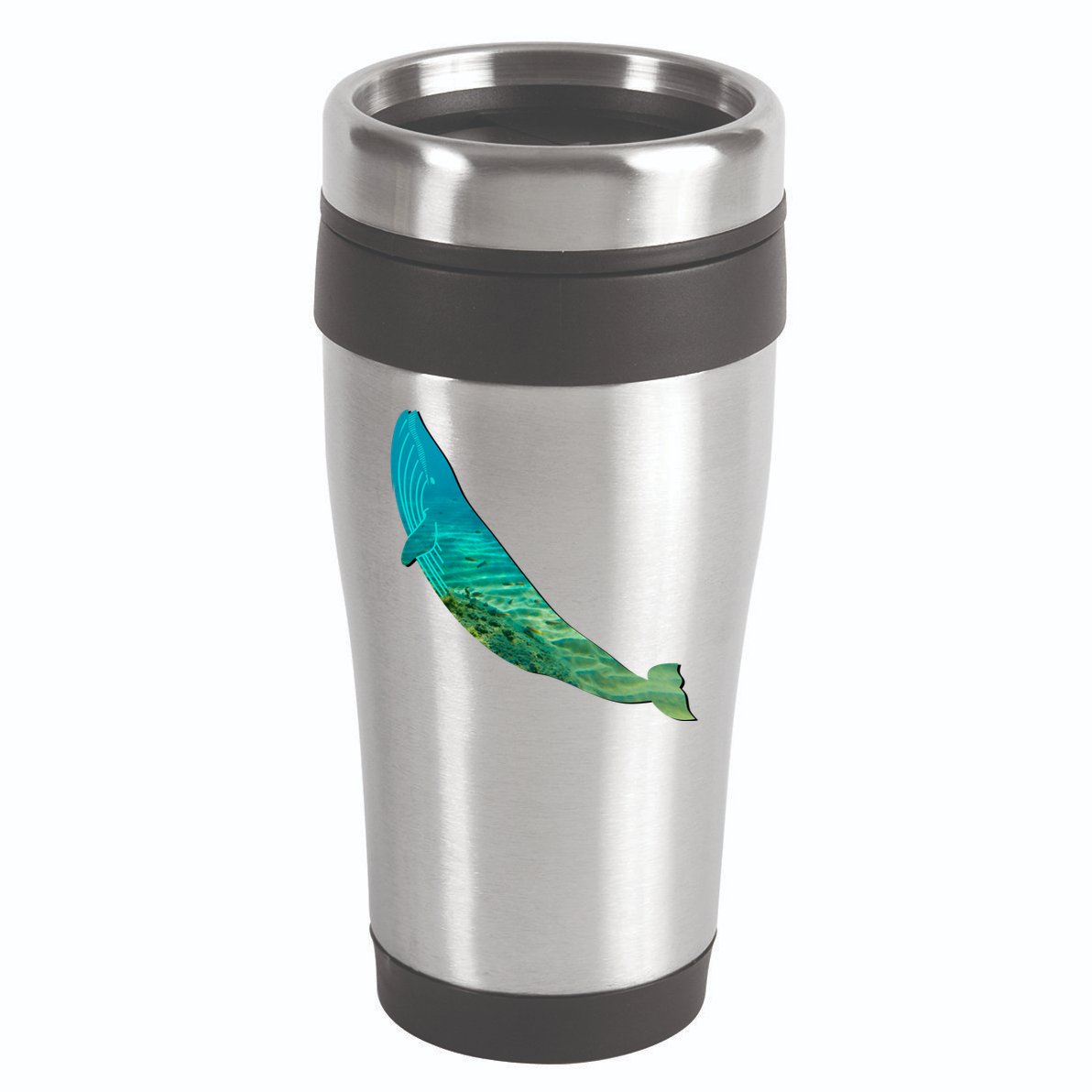 Humpback Whale Lovers Silhouette Earth Day And Ocean Week Gift 16oz Travel Tumbler