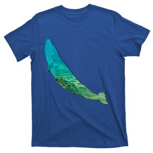 Humpback Whale Lovers Silhouette Earth Day And Ocean Week Gift T-Shirt