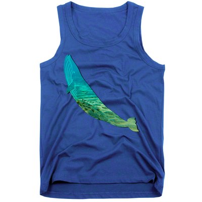 Humpback Whale Lovers Silhouette Earth Day And Ocean Week Gift Tank Top