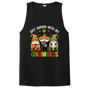 Hangin With My Gnomigos 3 Mexican Gnomes Cinco De Mayo PosiCharge Competitor Tank