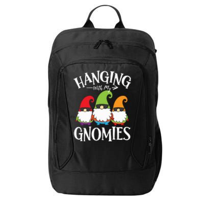 Hanging With My Gnomies Gnomes Christmas Squad City Backpack