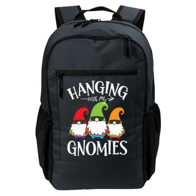 Hanging With My Gnomies Gnomes Christmas Squad Daily Commute Backpack