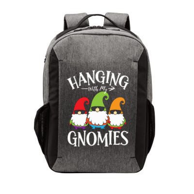 Hanging With My Gnomies Gnomes Christmas Squad Vector Backpack