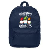 Hanging With My Gnomies Gnomes Christmas Squad 16 in Basic Backpack