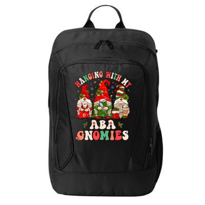 Hanging With My Aba Gnomies Cute Christmas Aba Therapy City Backpack