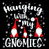 Hanging With My Gnomies Christmas Winter City Backpack