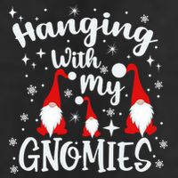 Hanging With My Gnomies Christmas Winter Adult Drive Performance Visor