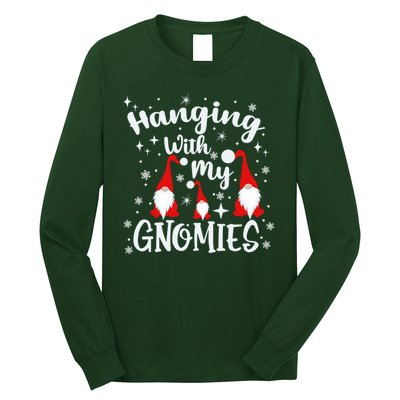Hanging With My Gnomies Christmas Winter Long Sleeve Shirt