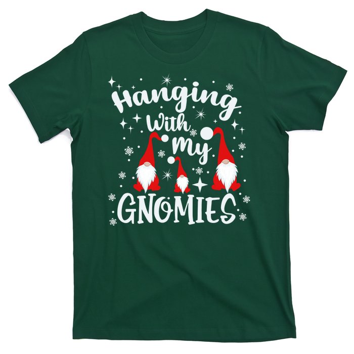 Hanging With My Gnomies Christmas Winter T-Shirt