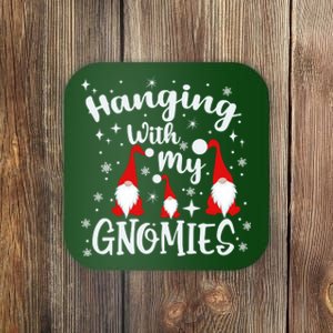 Hanging With My Gnomies Christmas Winter Coaster