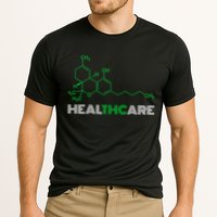 Healthcare Weed Molecule Funny Cooling Performance Crew T-Shirt
