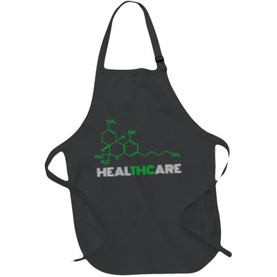 Healthcare Weed Molecule Funny Apron