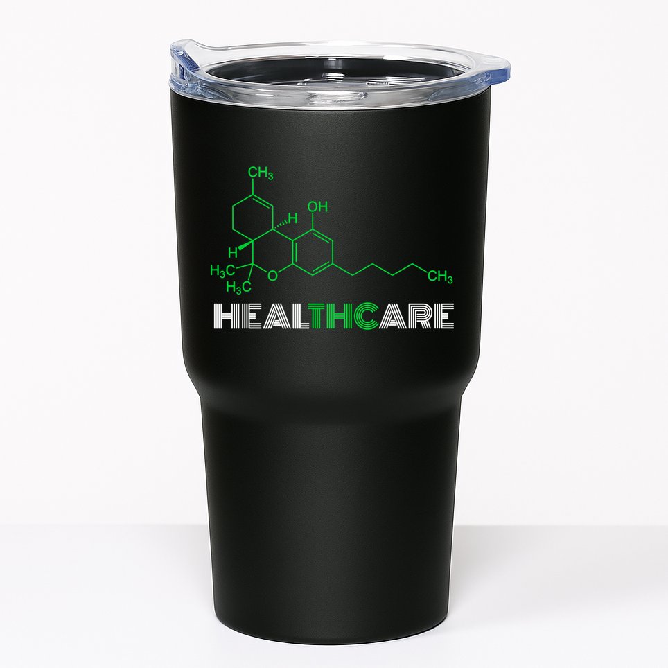 Healthcare Weed Molecule Funny Tumbler