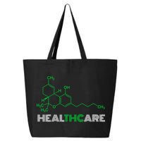 Healthcare Weed Molecule Funny 25L Jumbo Tote