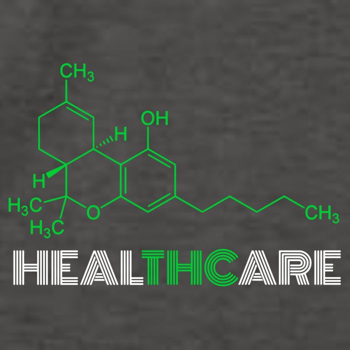 Healthcare Weed Molecule Funny Vector Backpack