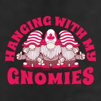 Hanging With My Gnomies Canada 7 Panel Mesh Trucker Snapback Hat