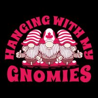 Hanging With My Gnomies Canada Drawstring Bag