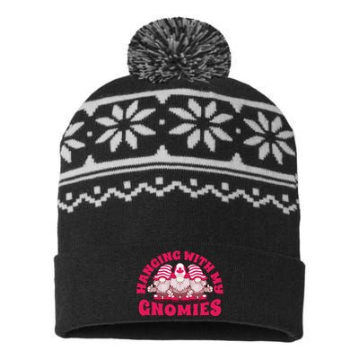 Hanging With My Gnomies Canada USA-Made Snowflake Beanie