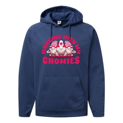 Hanging With My Gnomies Canada Performance Fleece Hoodie