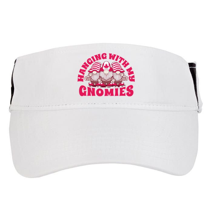 Hanging With My Gnomies Canada Adult Drive Performance Visor