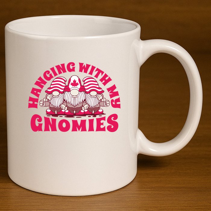 Hanging With My Gnomies Canada 11oz C Handle Ceramic Mug