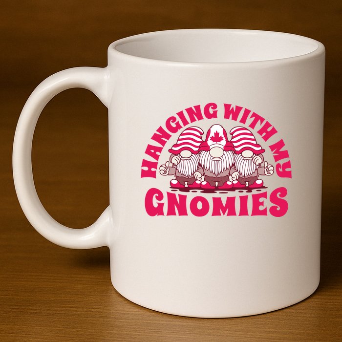 Hanging With My Gnomies Canada 11oz C Handle Ceramic Mug