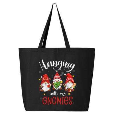 Hanging With My Gnomies Funny Christmas Gnome  25L Jumbo Tote