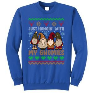 Hangin With My Gnomies Adorable Christmas Gnome Lover Great Gift Sweatshirt